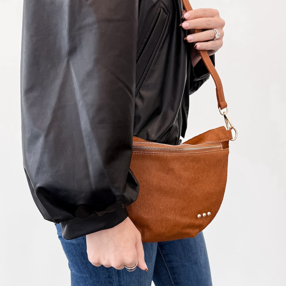 Hair On Hide Westlyn Bum Bag-Pretty Simple