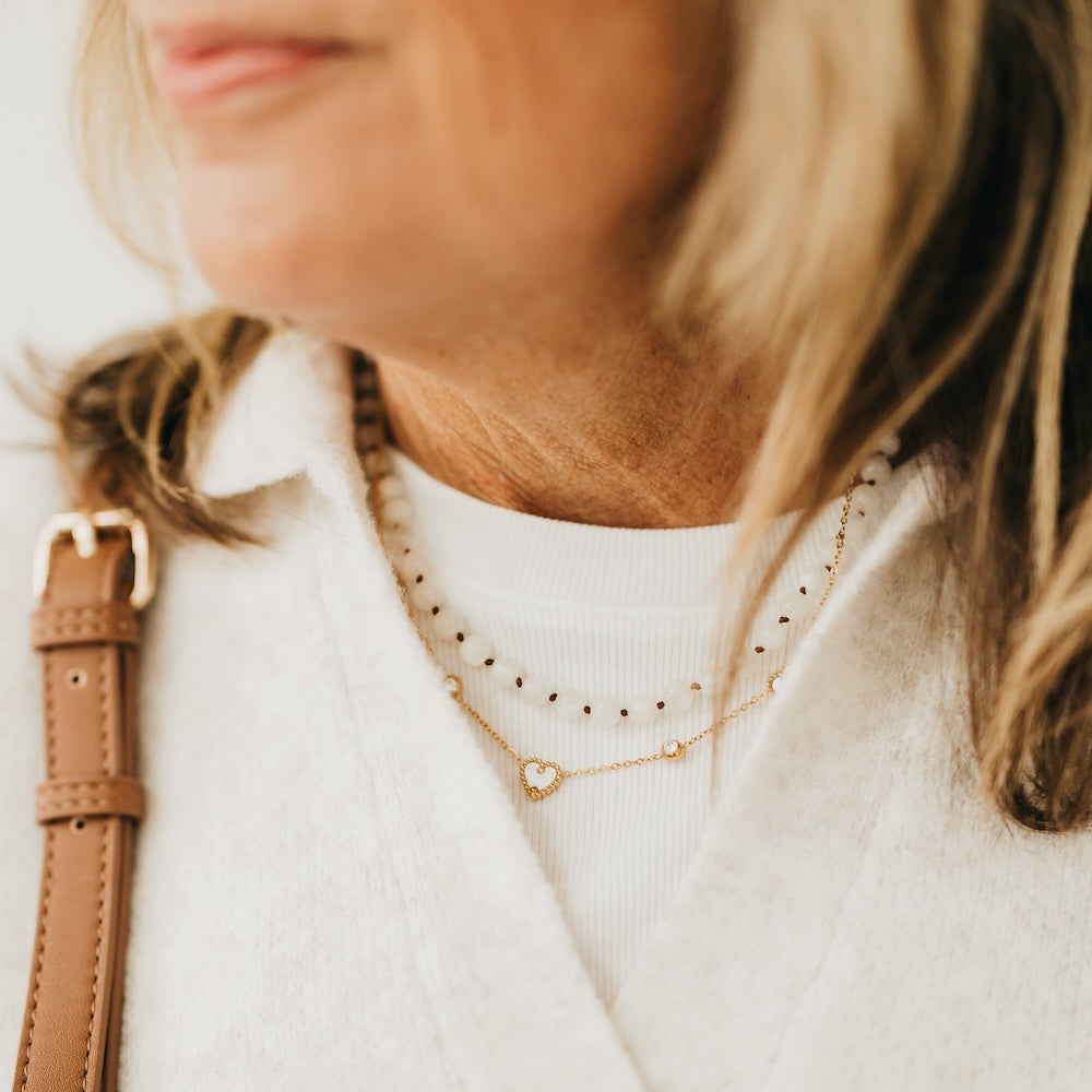 Heart's Desire Diamond Necklace - WATERPROOF Wholesale-Necklace-Pretty Simple