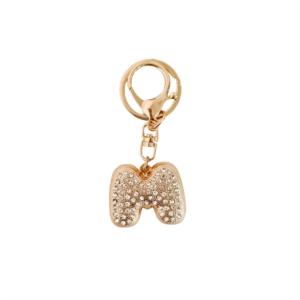 Diamond Initial Bag Charm-Bag Accessories-Pretty Simple