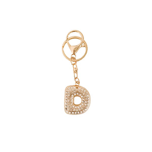 Diamond Initial Bag Charm-Bag Accessories-Pretty Simple
