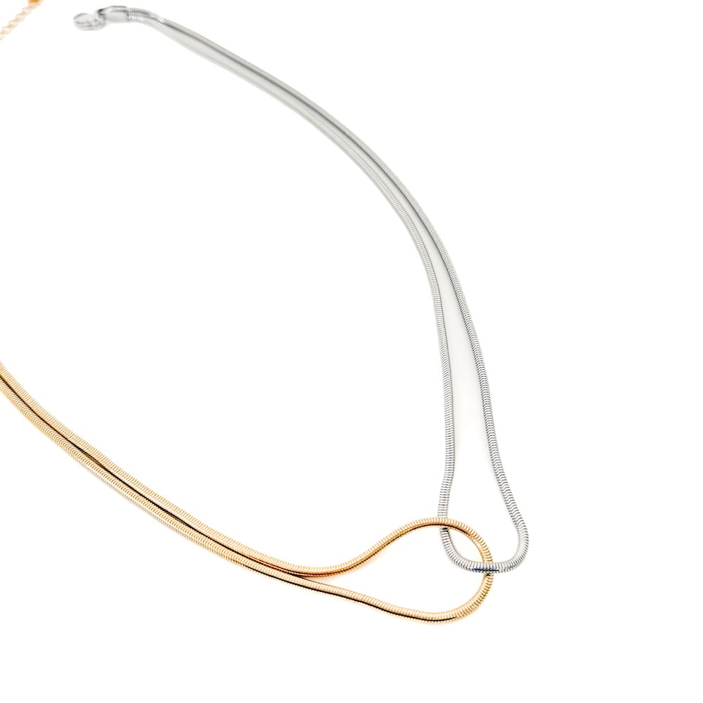 Maddy Mixed Metal Necklace - WATERPROOF-Accessories-Pretty Simple