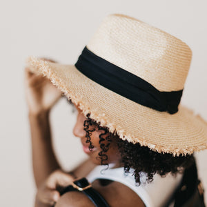 PREORDER - Joanna Packable Straw Sun Hat-Hat-Pretty Simple