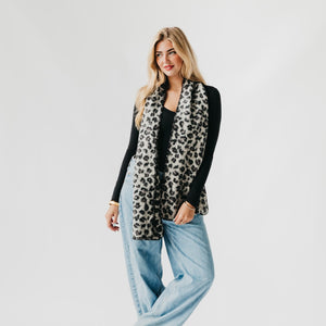 Laine Leopard Scarf-Scarf-Pretty Simple