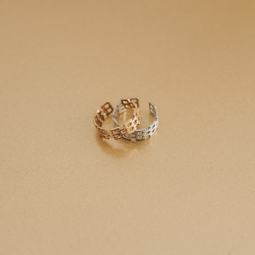 Lennon Lattice Ring *WATERPROOF*-Ring-Pretty Simple