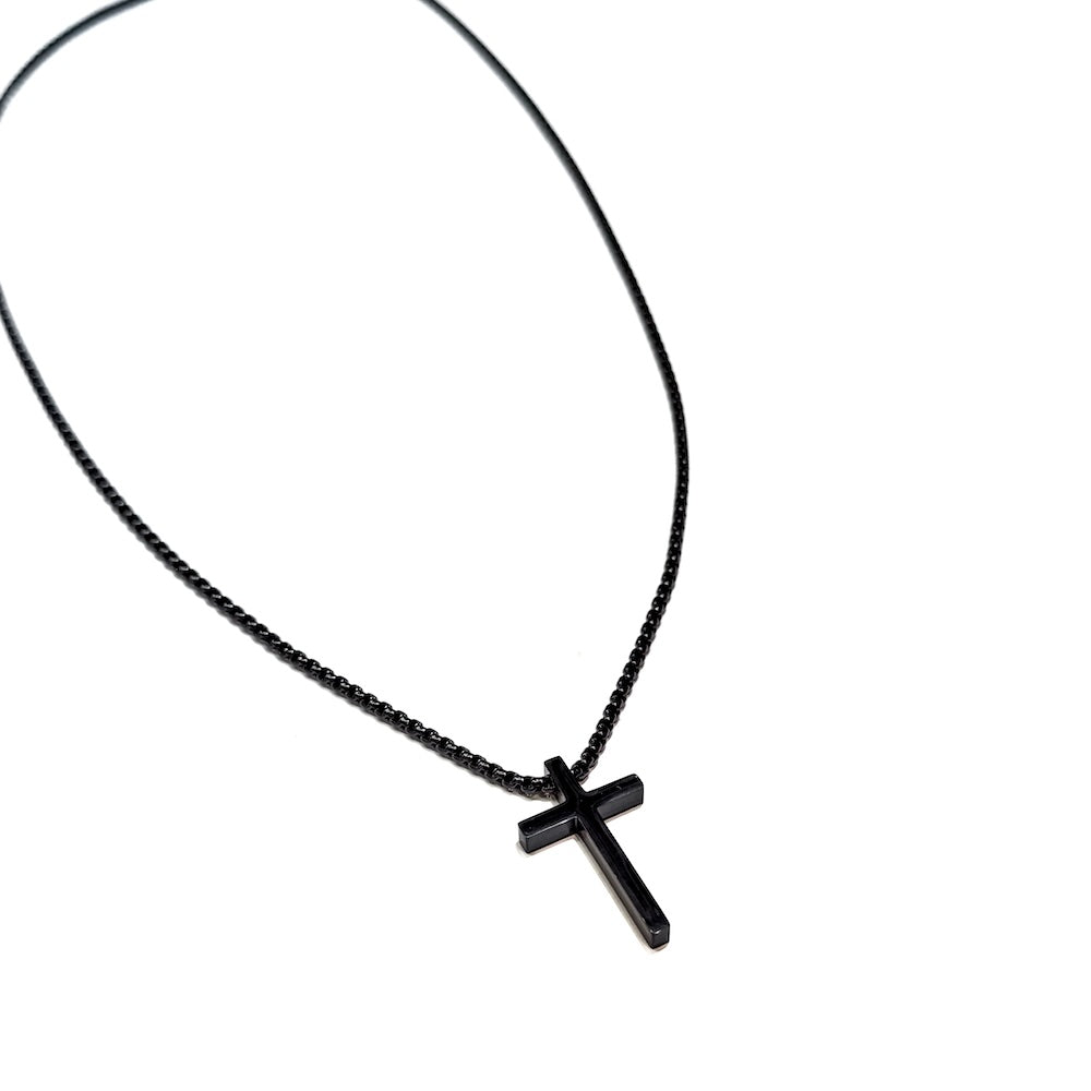 Gio L'uomo Mens Collection Cross Necklace-Necklace-Pretty Simple