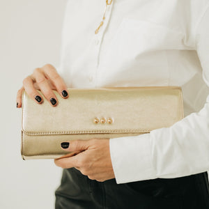 The Evening Metallic Clutch Crossbody Bag-Crossbody Bag-Pretty Simple