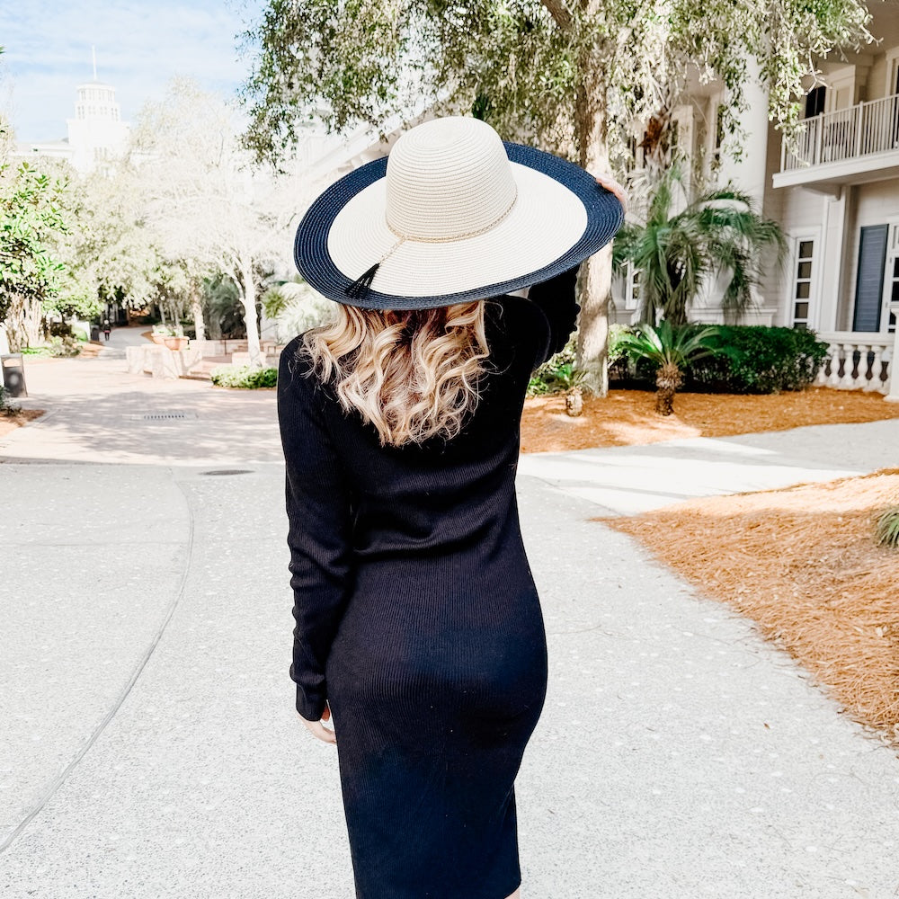 Miami Summer Wide Floppy Sun Hat-Hat-Pretty Simple