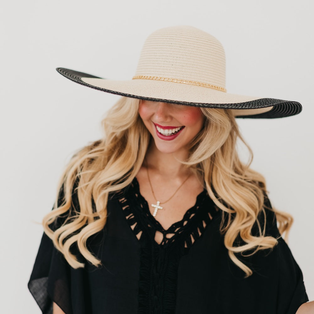 Miami Summer Wide Floppy Sun Hat-Hat-Pretty Simple