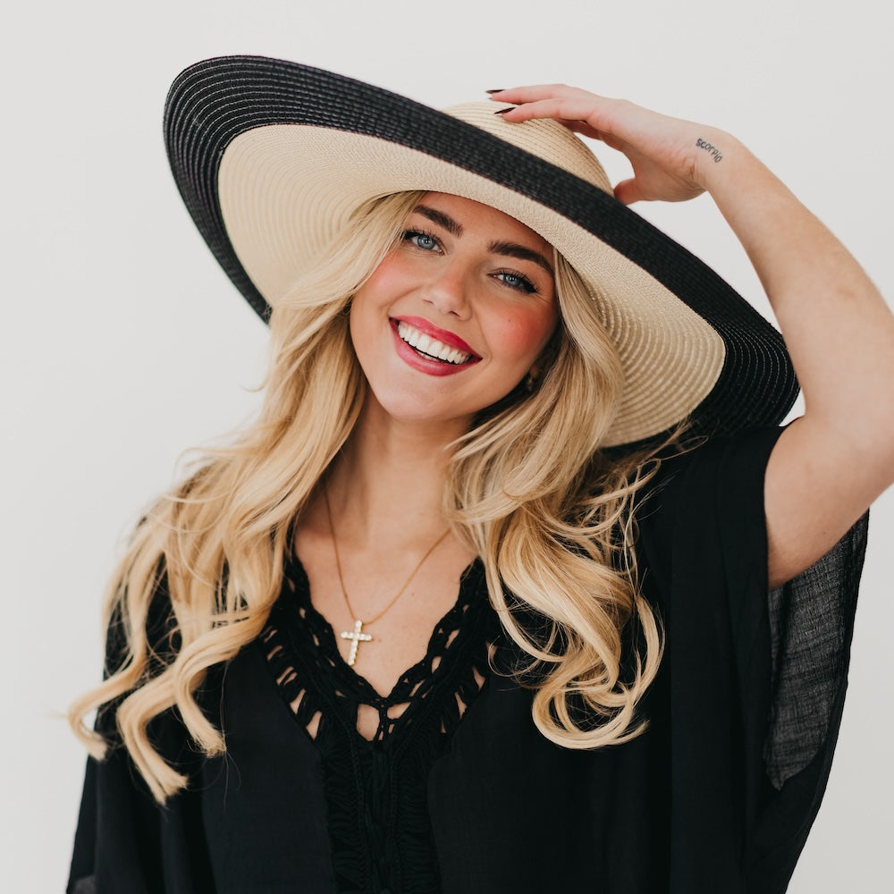 Miami Summer Wide Floppy Sun Hat-Hat-Pretty Simple