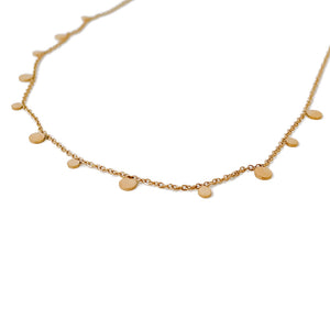 Mimi Minimalist Mini Disc Pendant Necklace-Necklace-Pretty Simple