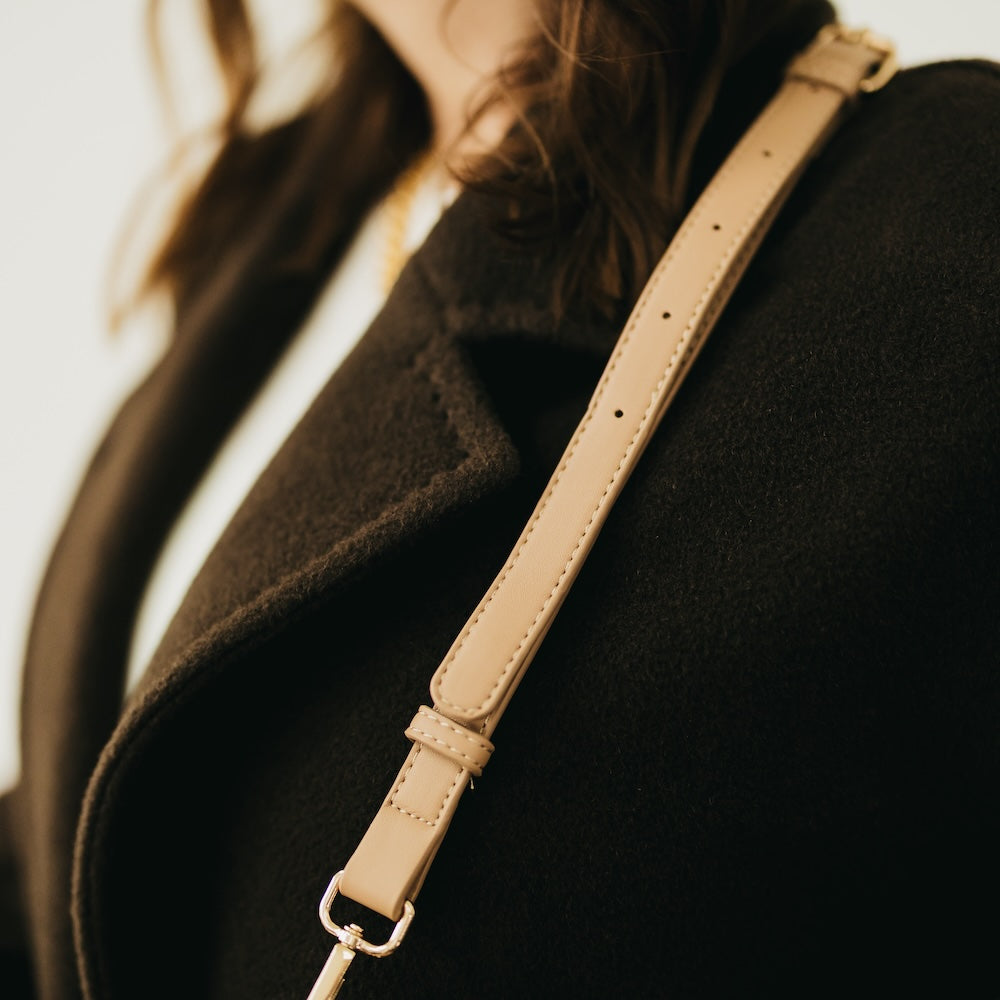 Minimalist Vegan Leather Crossbody Strap-Straps-Pretty Simple