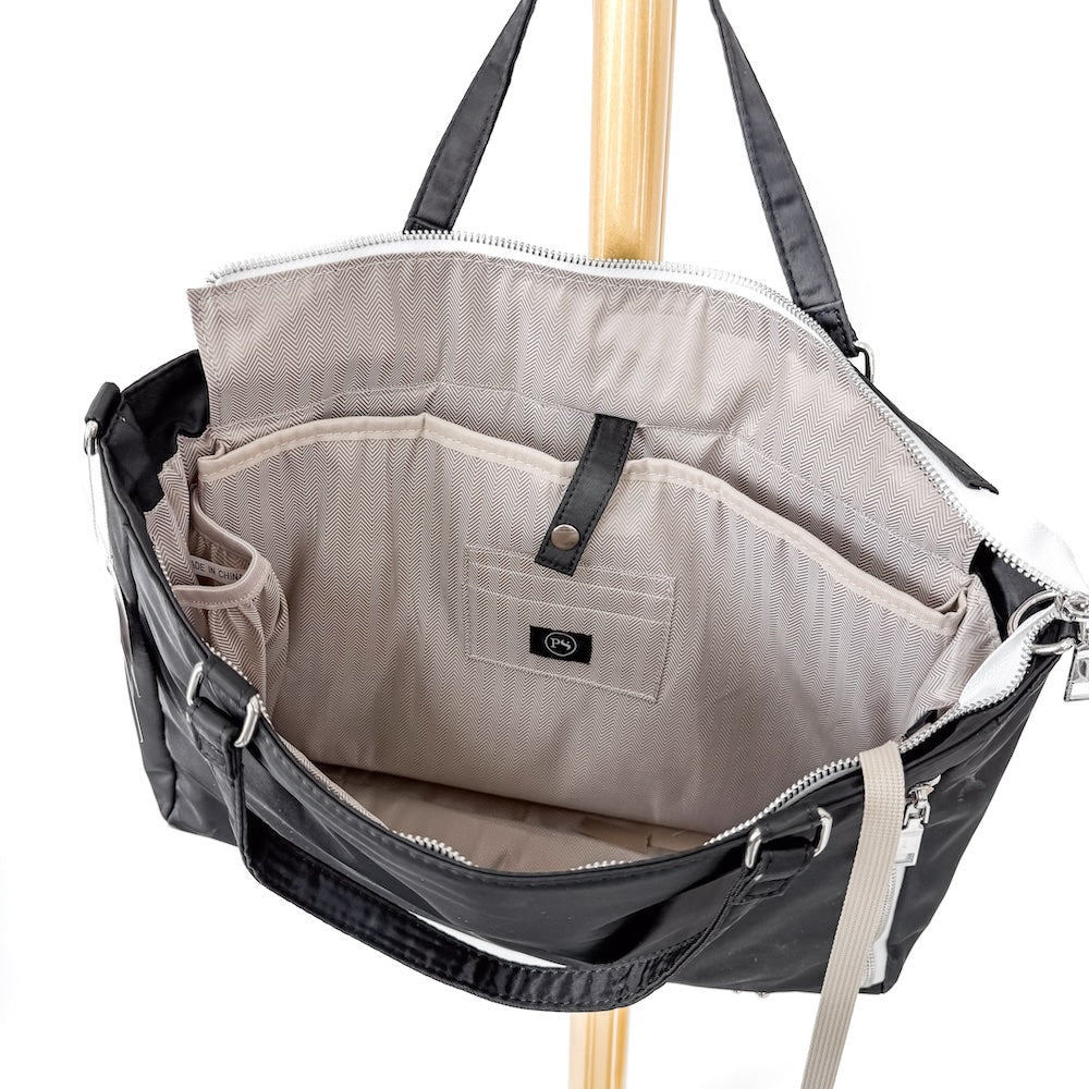 Nina Nylon Organizer Tote Bag-Tote Bag-Pretty Simple