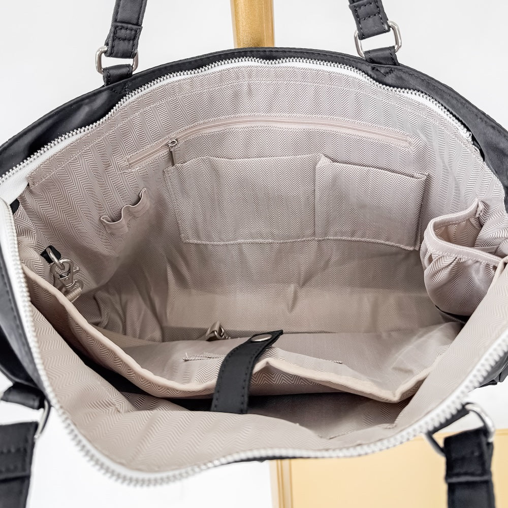 Nina Nylon Organizer Tote Bag-Tote Bag-Pretty Simple