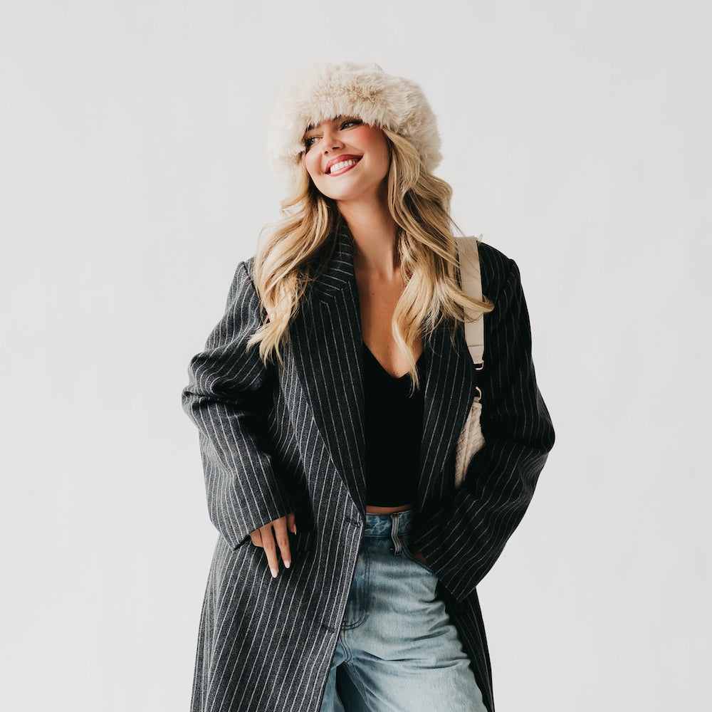 Noelle Faux Fur Hat Wholesale-Beanie-Pretty Simple