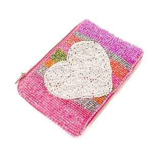Out and About Seed Bead Coin Purse-Coin purse-Pretty Simple Wholesale