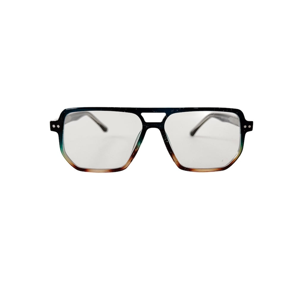 Oversized Square Aviator Blue Light Glasses-Blue Light Glasses-Pretty Simple