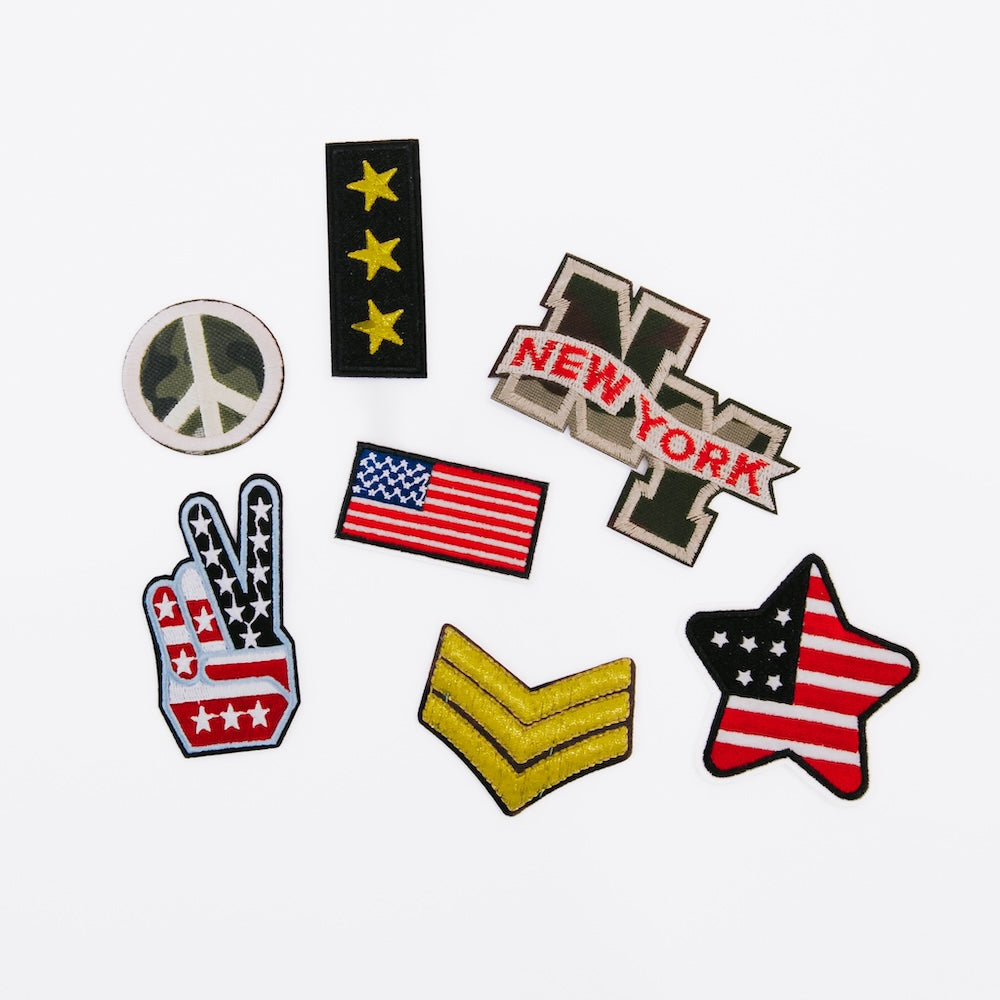 Patriotic Iron On Patch Bundle (7 pcs)-Pretty Simple