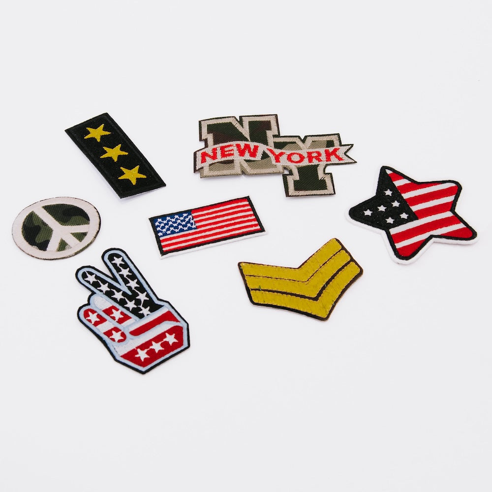 Patriotic Iron On Patch Bundle (7 pcs)-Pretty Simple