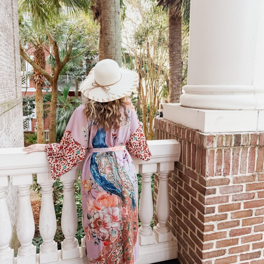 Peacock Summer Kimono-Kimono-Pretty Simple