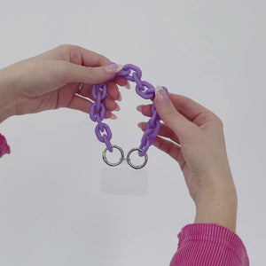 Wren Wristlet Acrylic Phone Chain Strap
