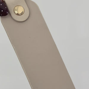 Vegan Leather Kind Keychain