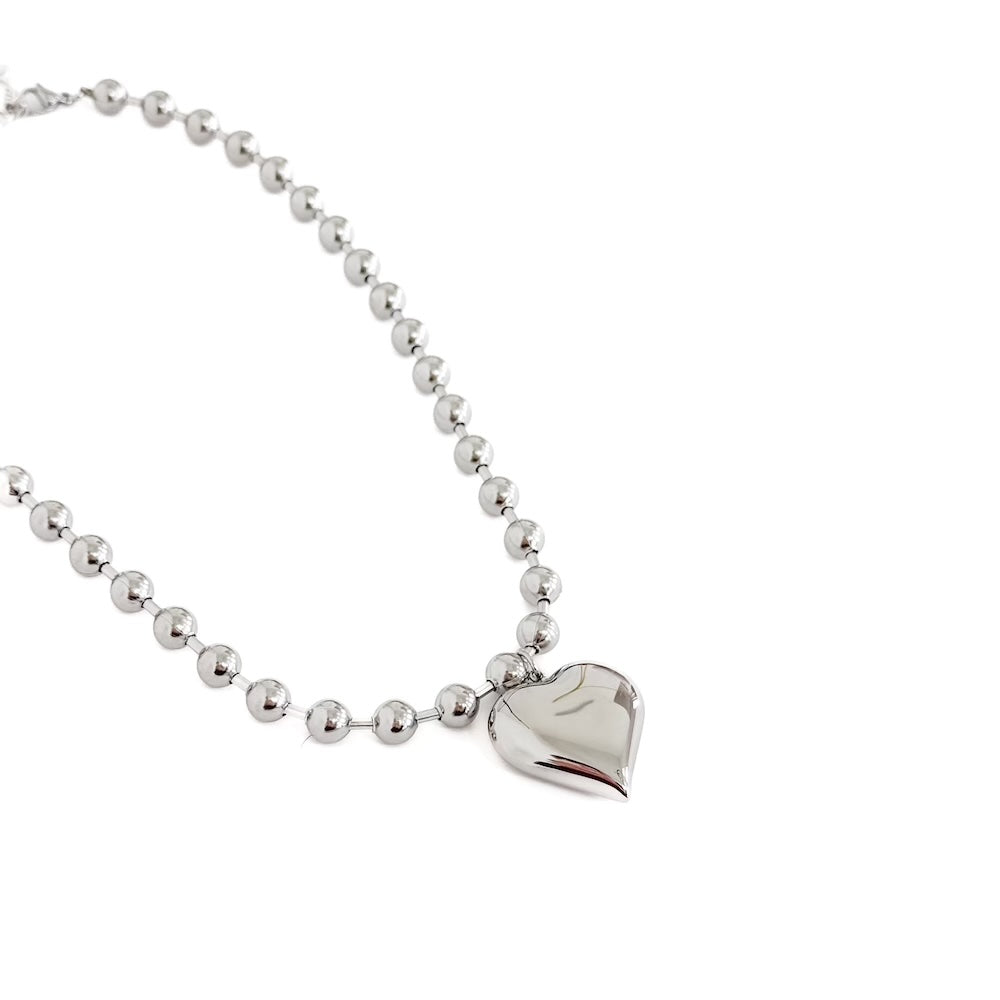 Harmony Heart Necklace - WATERPROOF-Necklace-Pretty Simple
