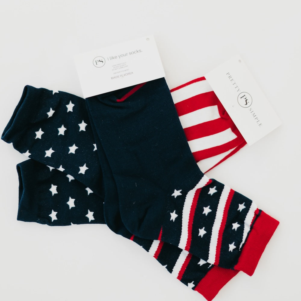 God Bless America USA Socks Wholesale-Pretty Simple