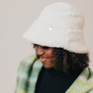 Sage Sherpa Bucket Hat-Hat-Pretty Simple