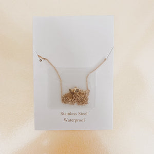 Salty Heart Gift Necklace - WATERPROOF-Pretty Simple