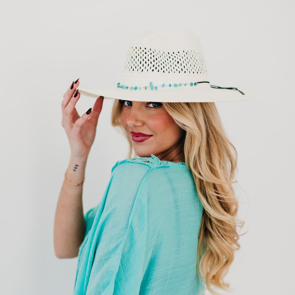 Shell Beach Western Sun Hat-Hat-Pretty Simple