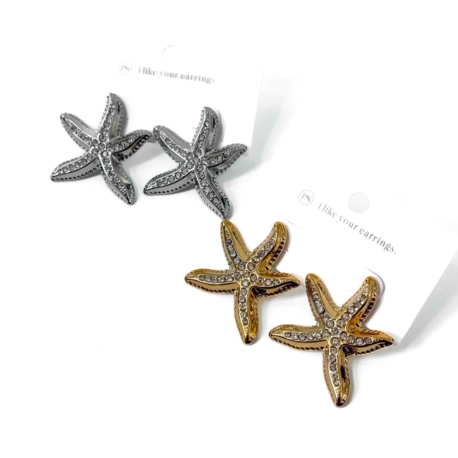 Starfish Earrings - WATERPROOF-Earrings-Pretty Simple