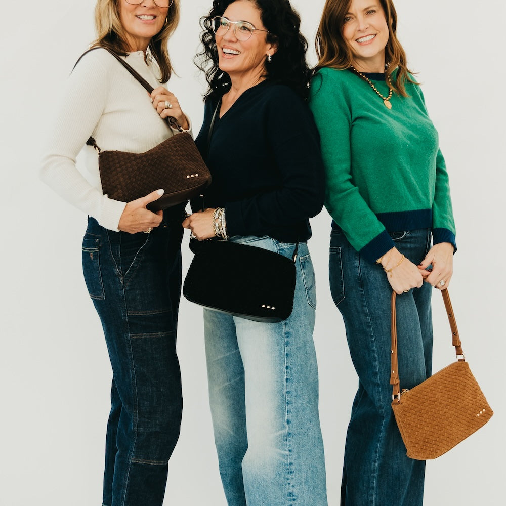 Suede Harper Hobo Shoulder Bag-Shoulder Bag-Pretty Simple