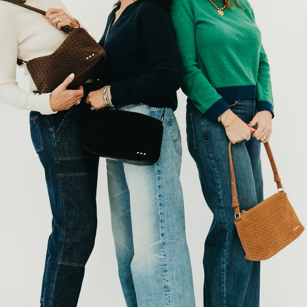 Suede Harper Hobo Shoulder Bag-Shoulder Bag-Pretty Simple