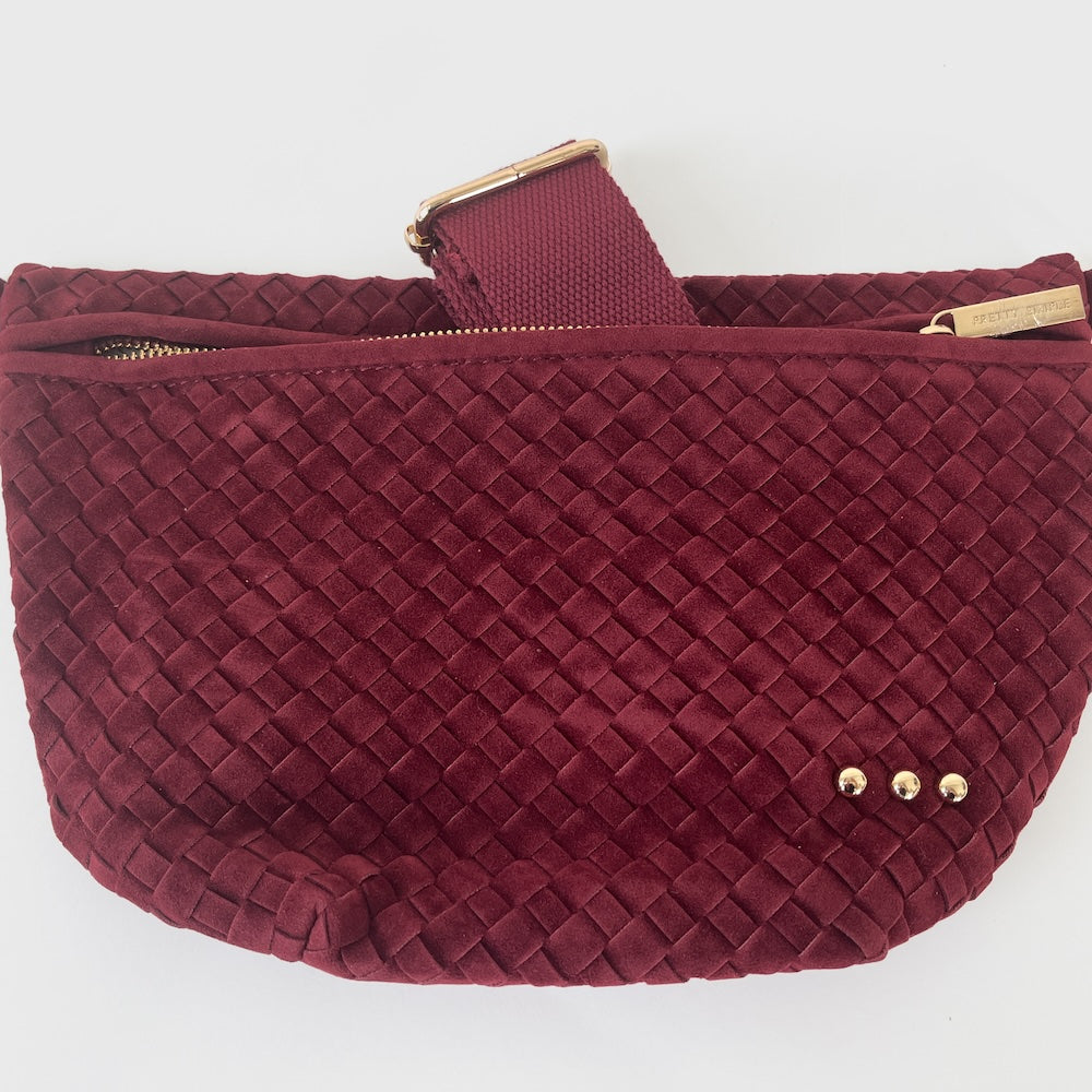 Suede Westlyn Woven Bum Bag - NEW COLORS!-Bum Bag-Pretty Simple