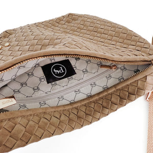 Suede Westlyn Woven Bum Bag-Bum Bag-Pretty Simple
