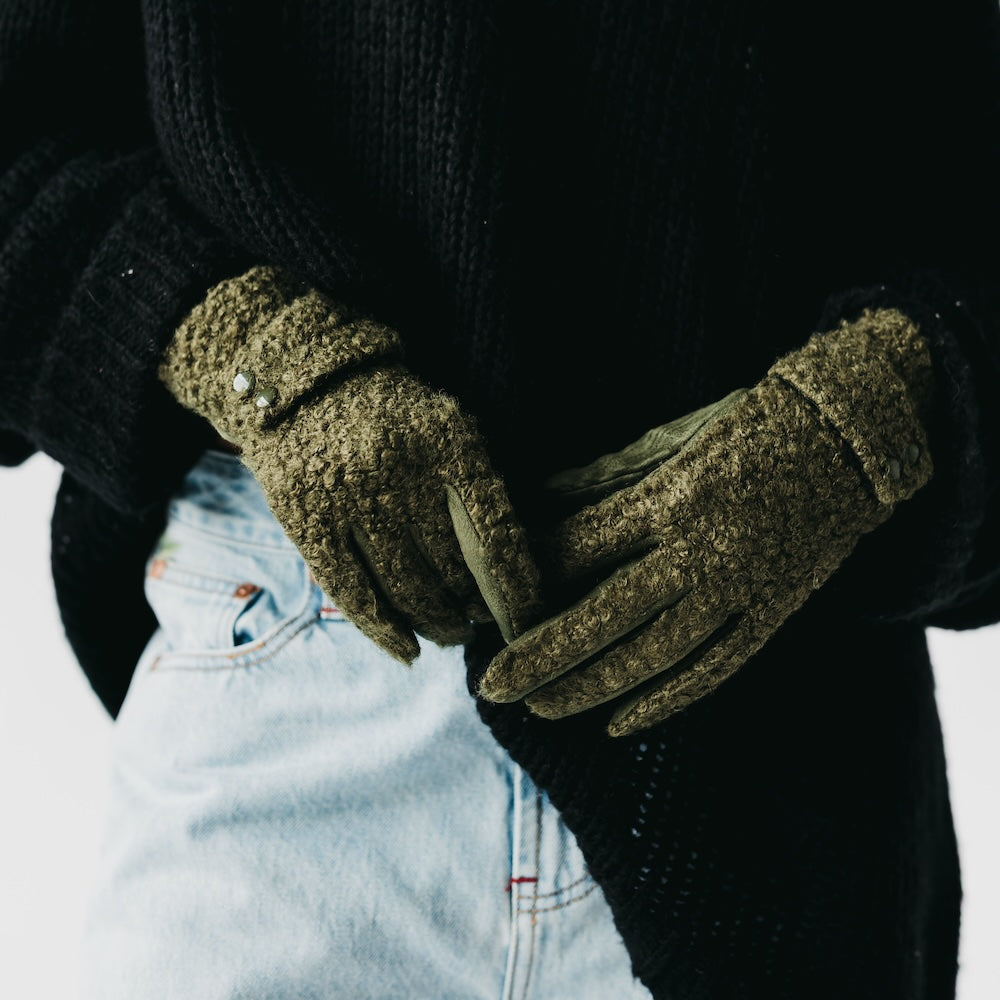 Teddy Sherpa Gloves-Gloves-Pretty Simple