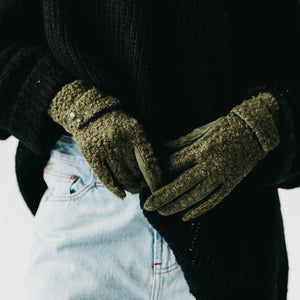 Teddy Sherpa Gloves-Gloves-Pretty Simple