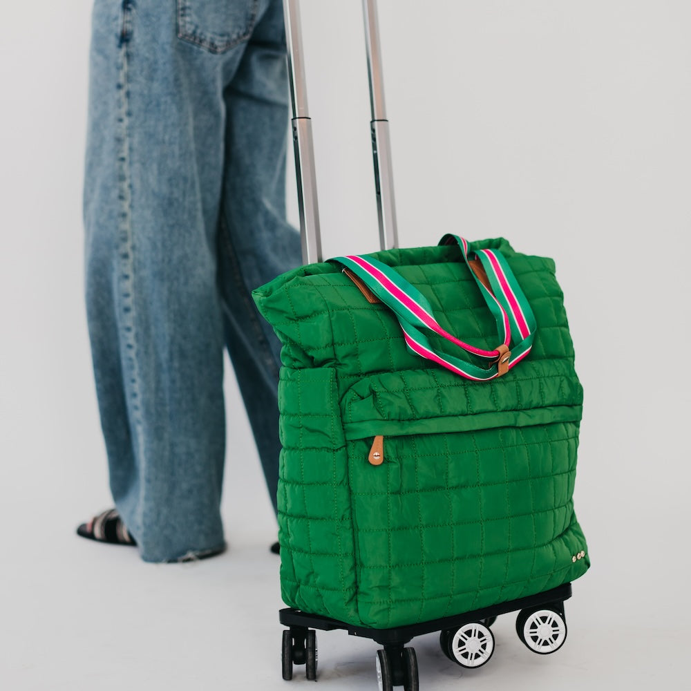 36 rolled travel tote bags Tenley Quilted Tote Roller Bag