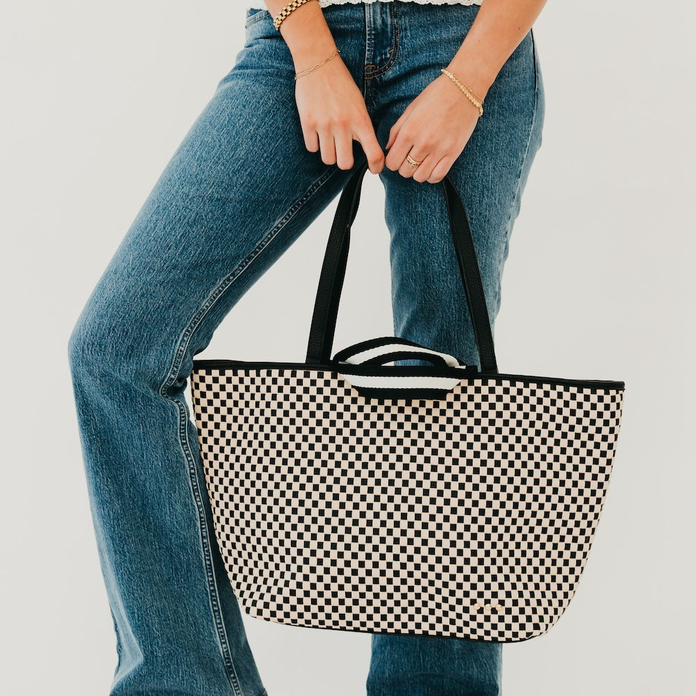 Woven Tiffany Organizer Tote Bag-Tote Bag-Pretty Simple