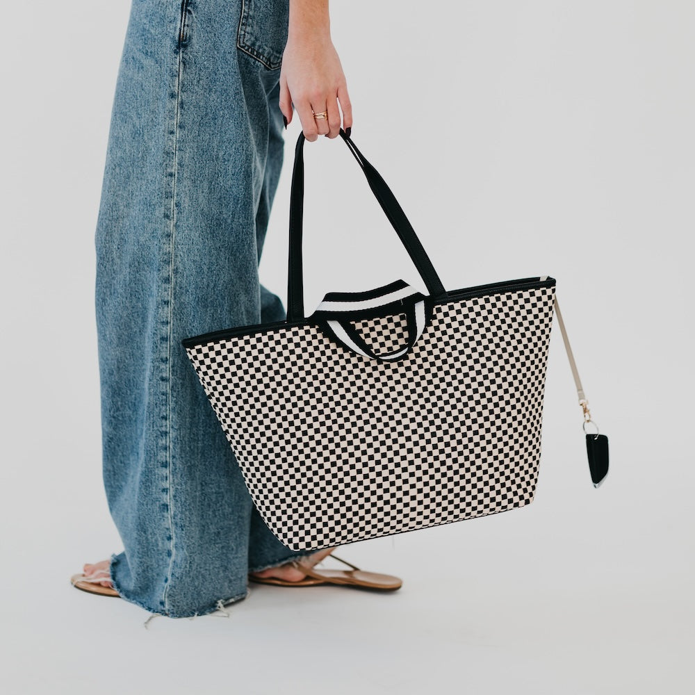 Woven Tiffany Organizer Tote Bag-Tote Bag-Pretty Simple