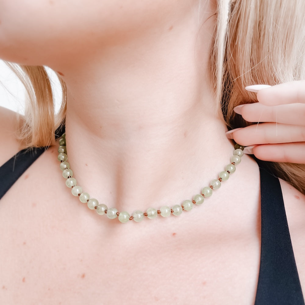 Treasured Beauty Stone Necklace - WATERPROOF Wholesale-Necklace-Pretty Simple