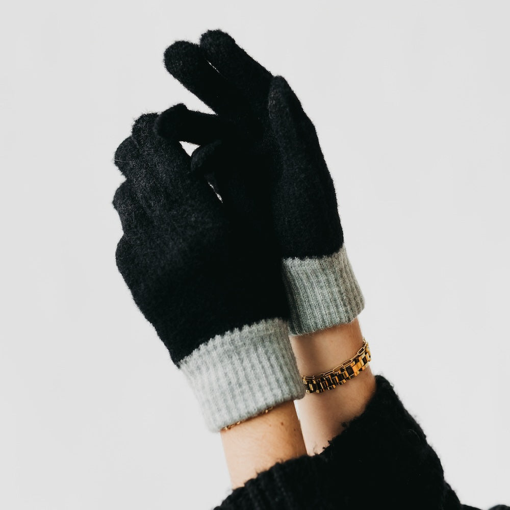 Two Tone Smart Gloves-Gloves-Pretty Simple