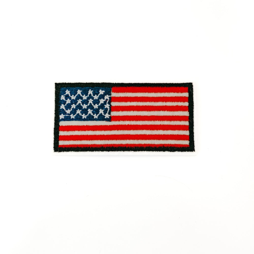 USA Flag Iron On Patch-Pretty Simple