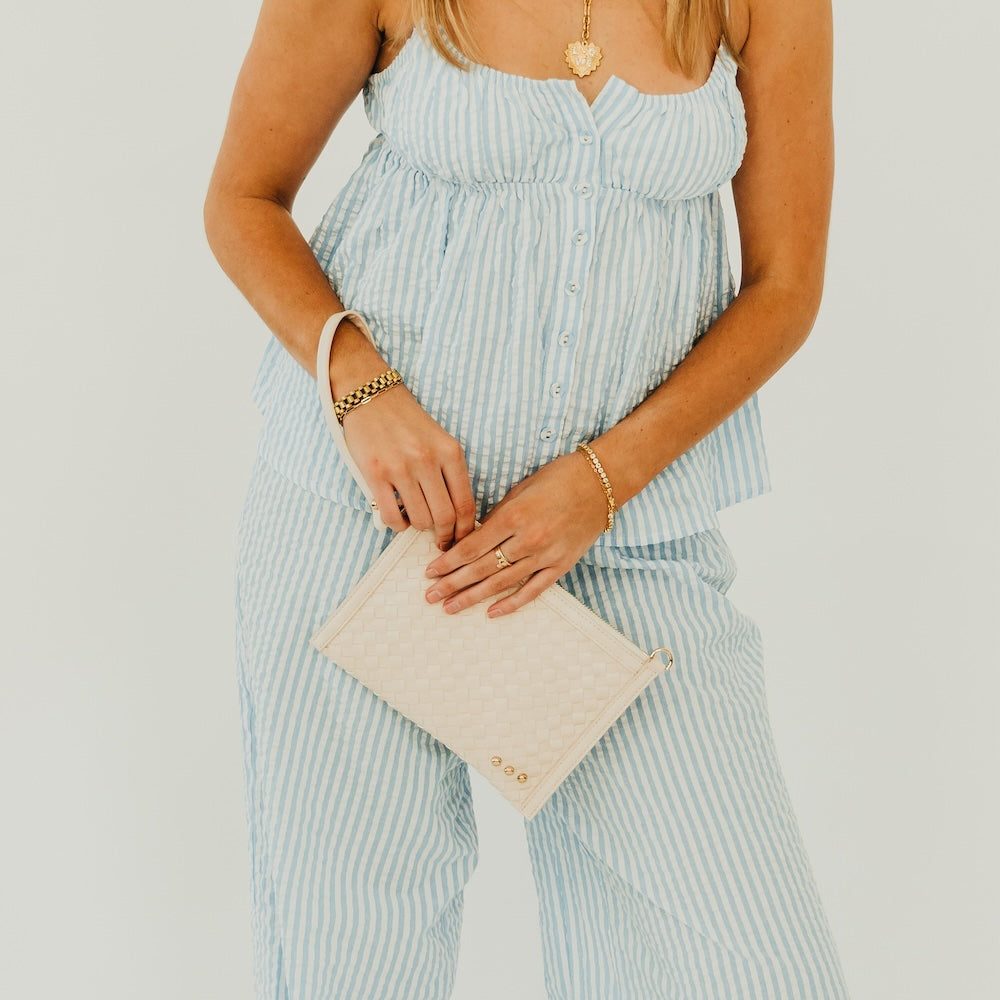 Veda Woven Crossbody and Clutch Bag-Crossbody Bag-Pretty Simple