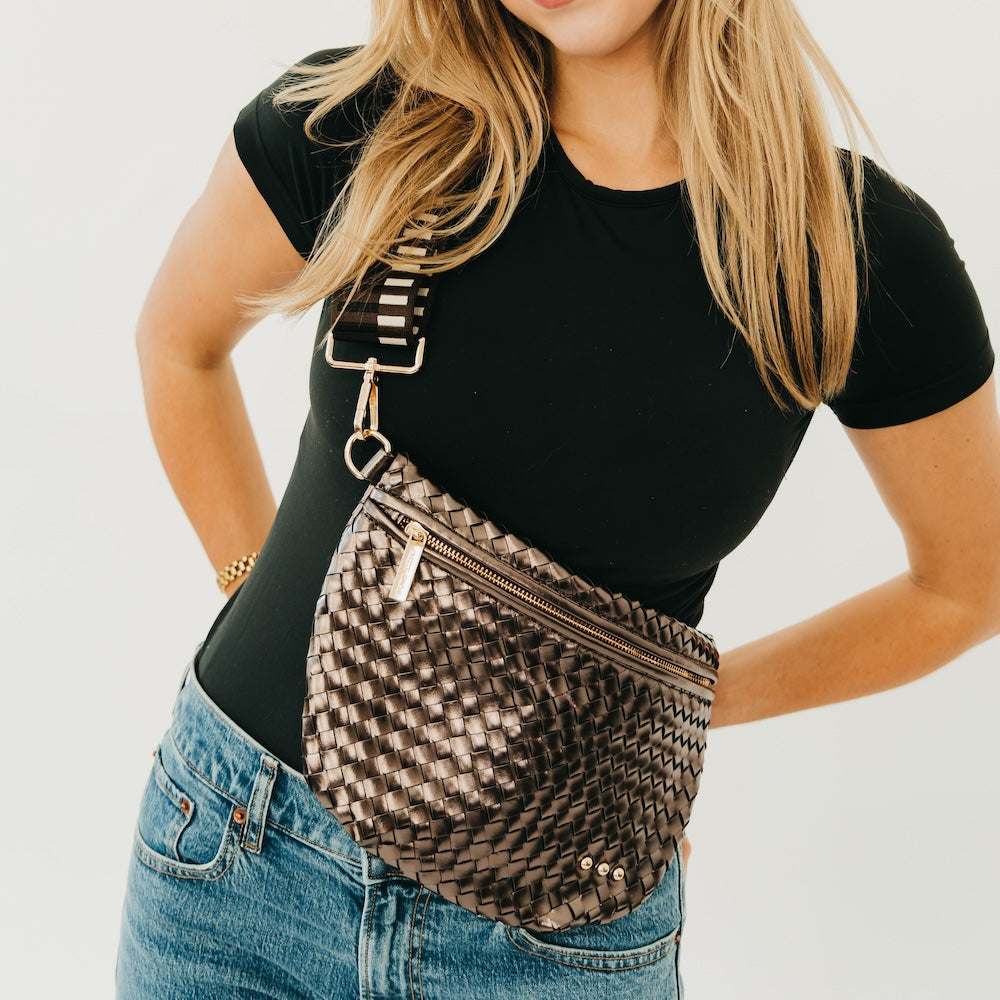 Westlyn Woven Bum Bag Wholesale - TOP SELLER-Bum Bag-Pretty Simple