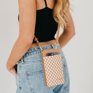 Woven Double Duty Phone Bag Wholesale-Crossbody Bag-Pretty Simple