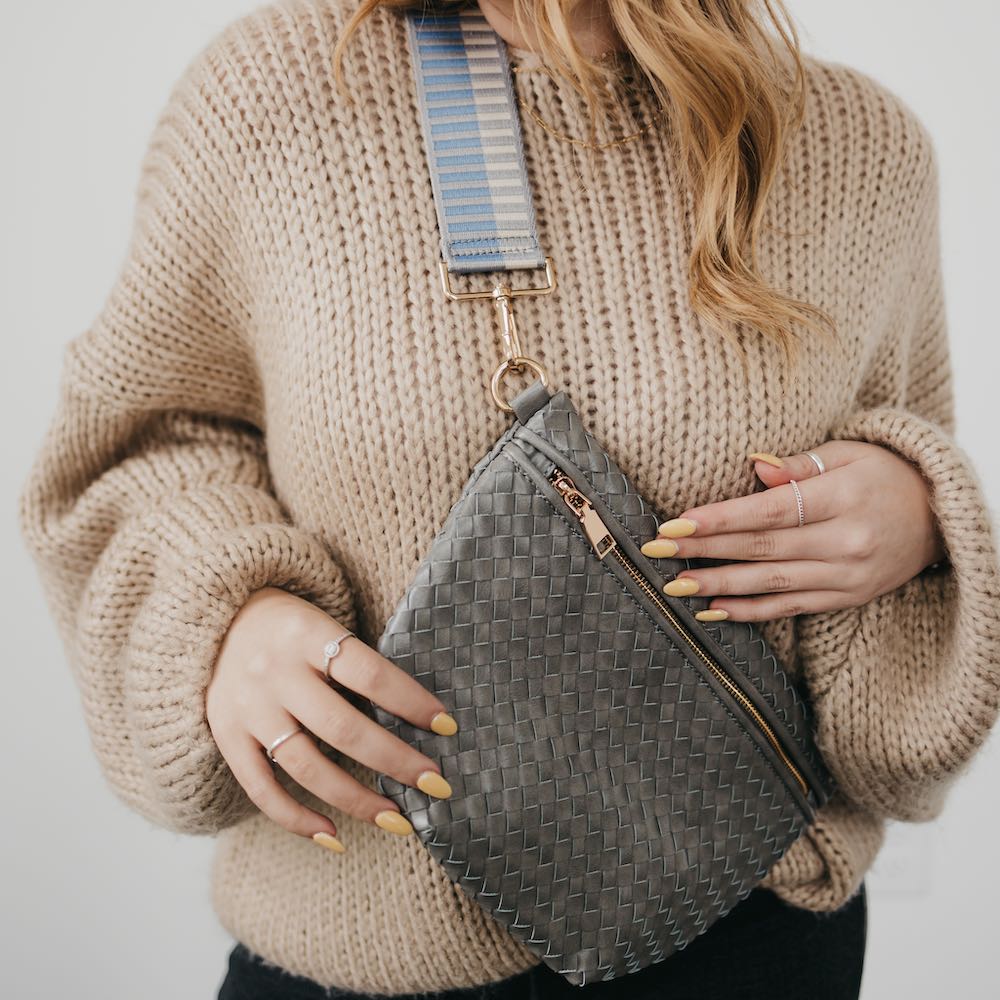 Westlyn Woven Bum Bag: Taupe main image 1