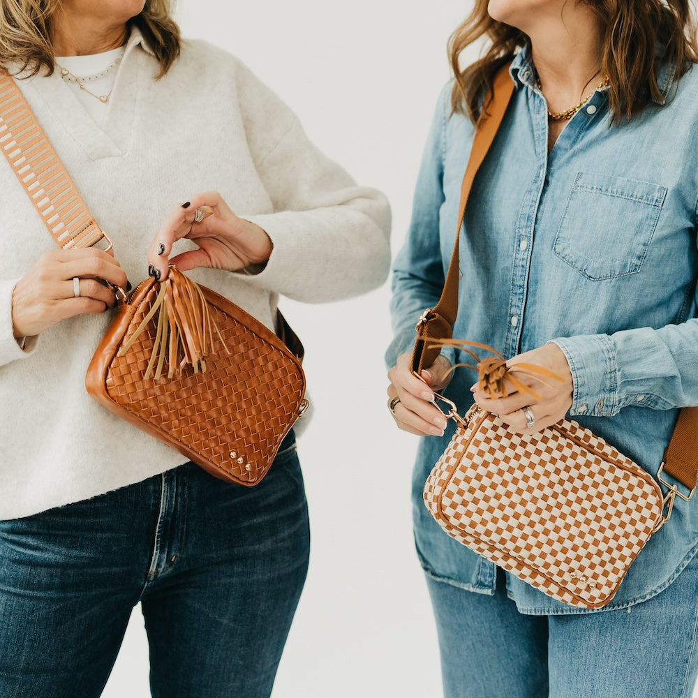Raymaple Woven Crossbody Bag For Women – Vegan Leather Small Purse With Adjustable Strap - View #4