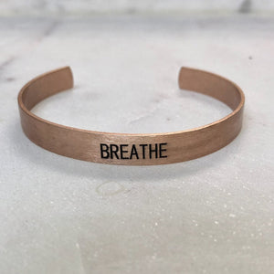 Choose your Word - Brushed Copper Cuff- Wholesale - Pretty Simple