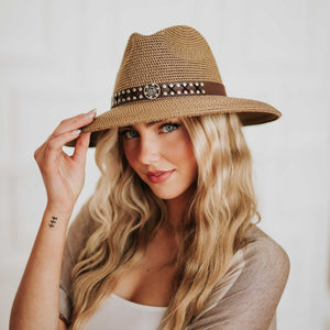 Delaney Western Packable Sun Hat-Hat-Pretty Simple Wholesale